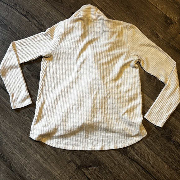 Anthropologie Cream Woodruff Drape/Wrap Sweater - Picture 5 of 5